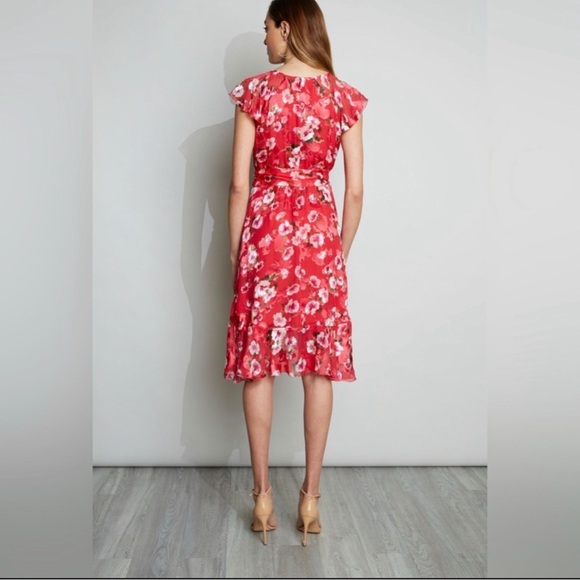 Elie Tahari red dress, size 10, NWT - Picture 8 of 11